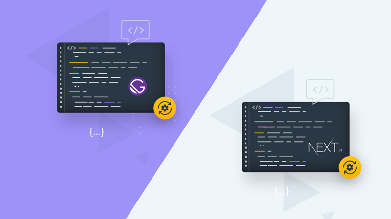 Coding on Gatsby vs Next.js on agilitycms.com